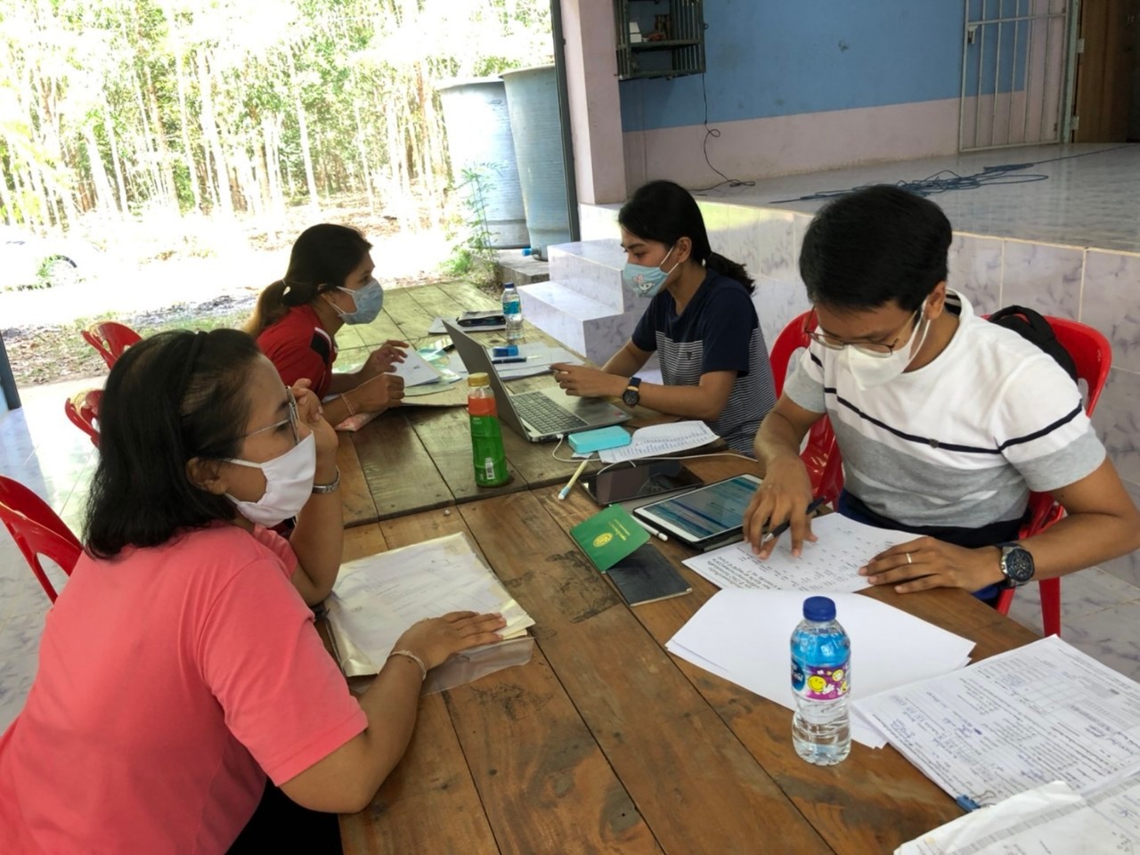 ประมวลภาพโครงการ/กิจกรรมที่ดำเนินการในวิกฤตการณ์โรคติดเชื้อไวรัสโคโรนา 2019 (COVID-19) อบต.บางมะเดื่อ