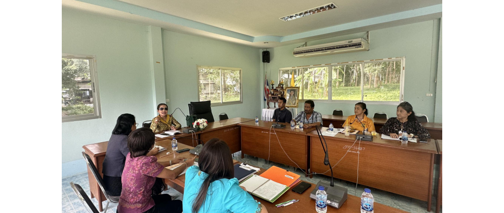 ประชุมติดตามและประเมินผลแผนพัฒนาท้องถิ่น (พ.ศ.2566-2570) ขององค์การบริหารส่วนตำบลบางมะเดื่อ ประจำปีงบประมาณ พ.ศ.2566